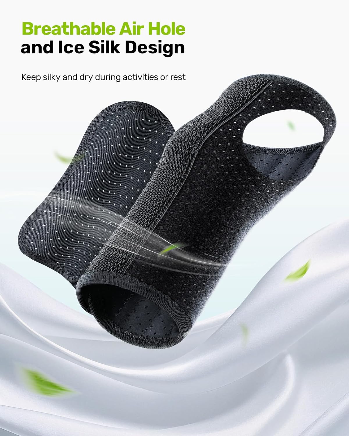 Carpal Tunnel Wrist Brace, Adjustable Night Wrist Support with 3 Metal Splints, Hand Brace for Men Women No Pressure on Thumb, Splint Stabilizer for Work, Gray Left Hand, Size M