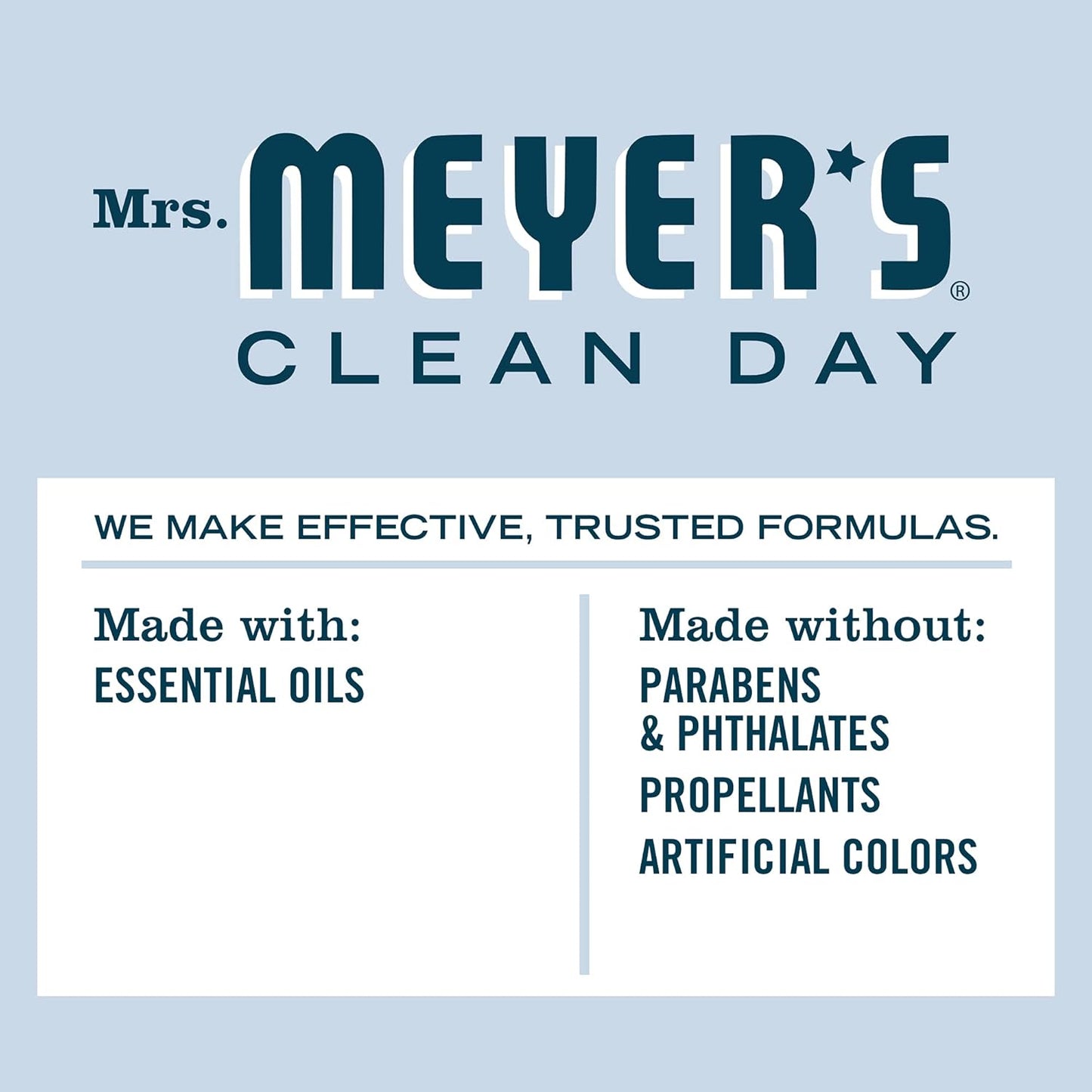 MRS. MEYER'S CLEAN DAY Room and Air Freshener Spray, Non-Aerosol Spray Bottle Infused with Essential Oils, Limited Edition Snowdrop, 8 fl. oz - Pack of 3