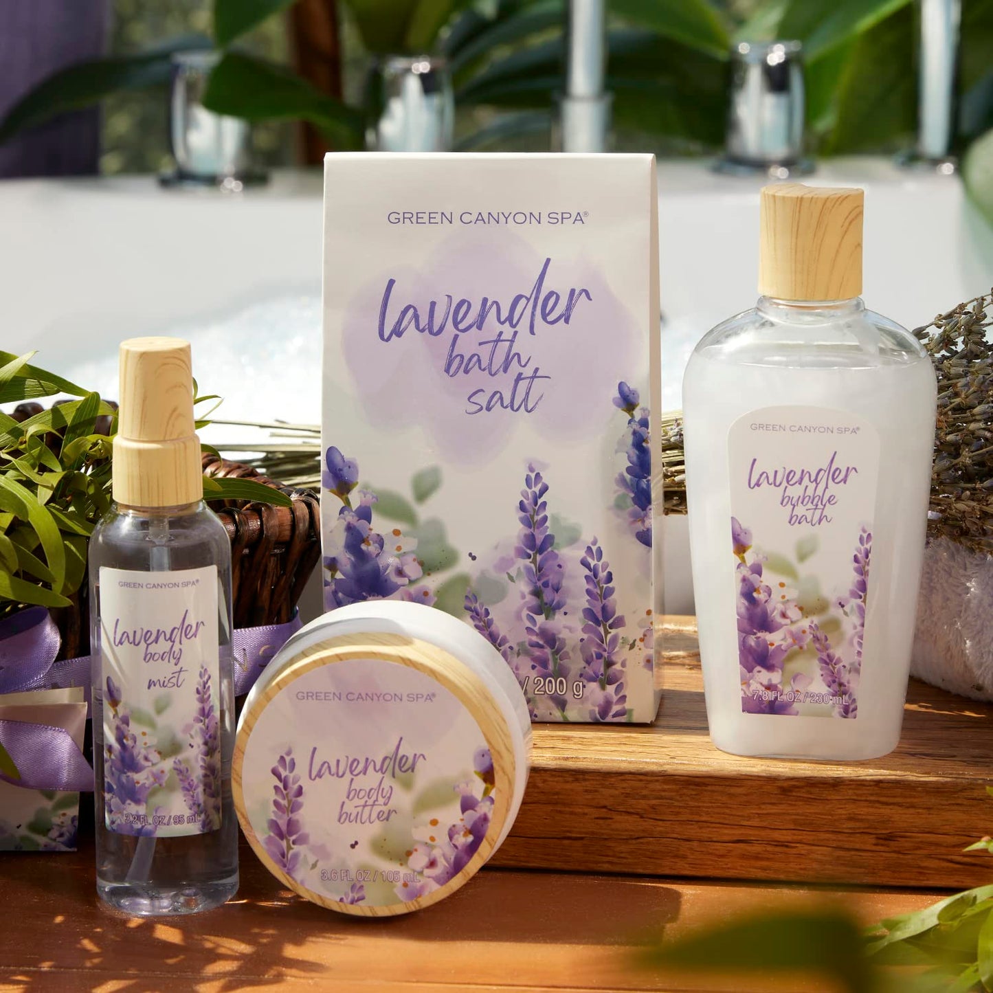 Spa Gift Baskets for Women, 10Pcs Lavender Spa Kit for Women, Bath Gift Set with Bubble Bath,Body Lotion Bath and Body Gift Set Christmas Gift Basket for Her Mothers Day Gifts for Mom