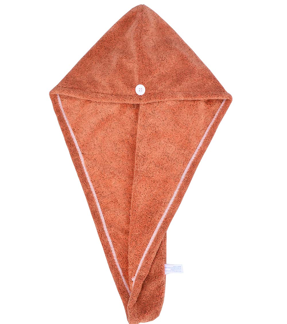 HOPESHINE Hair Towel Twist Microfiber Women's Soft Shower Towels for Curly Hair Turban Wrap Drying Cap Great Gift for Girls 3-Pack