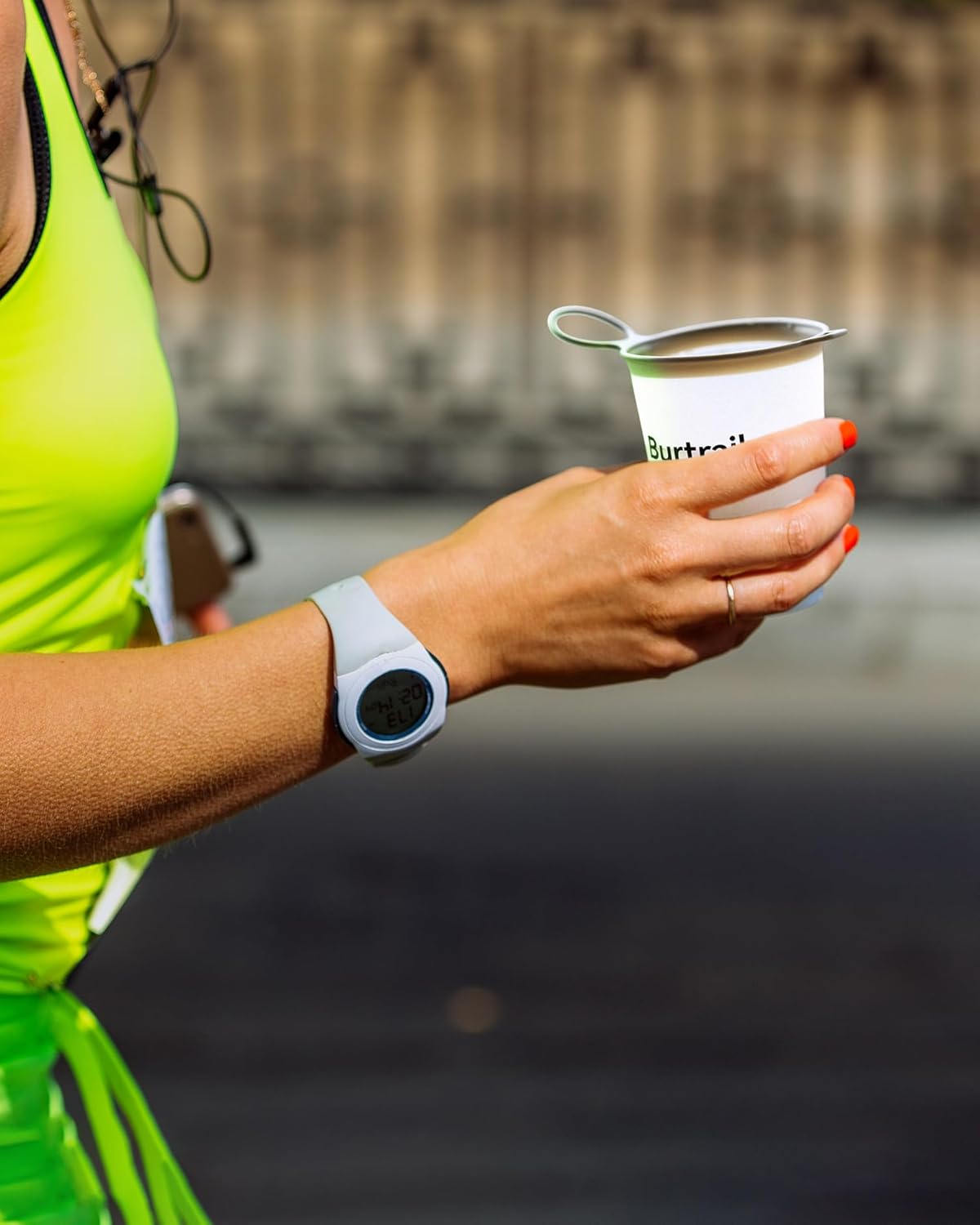 Collapsible Running Water Cup,Ultralight Reusable Cup Running for Ultra Running,Trail Running,Backpacking,Camping-BPA Free,200 ml/6.8 oz-2Pack, Gray & White