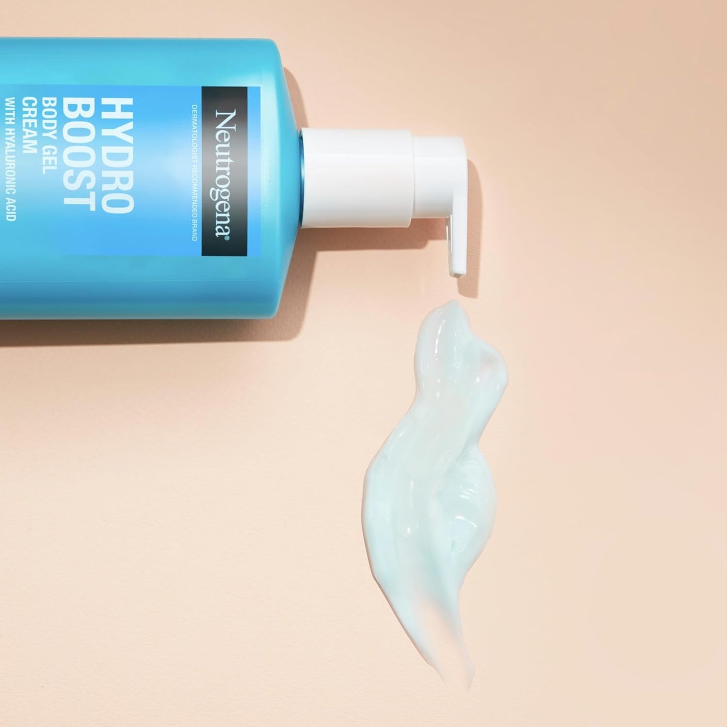 Neutrogena Hydro Boost Body Moisturizing Gel Cream with Hyaluronic Acid, Non-Greasy & Fast Absorbing, Lightweight Hydrating Body Lotion for Normal to Dry Skin, Fragrance-Free, 16 oz