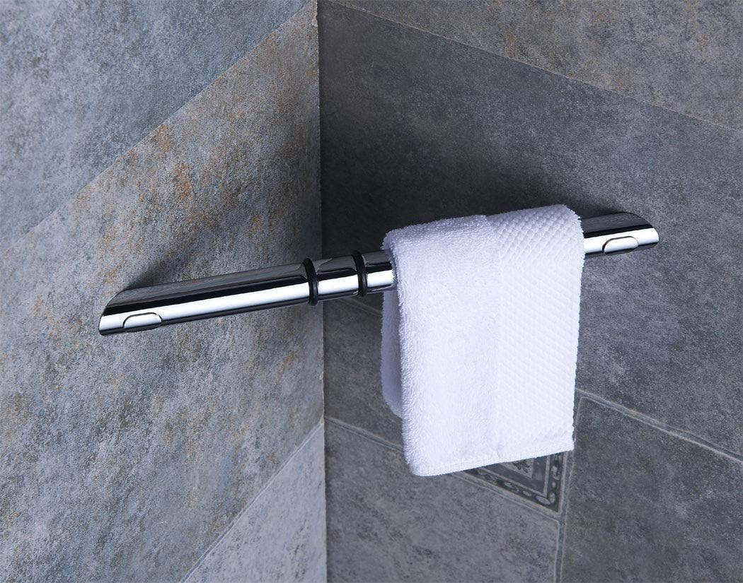 Shower Foot Rest,Chrome Shower Foot Rest for Shaving Legs,Wall Mounted Corner Shower Foot Stool,Heavy Duty Brass Bar Bathroom Step Foot Ledge Polished Chrome