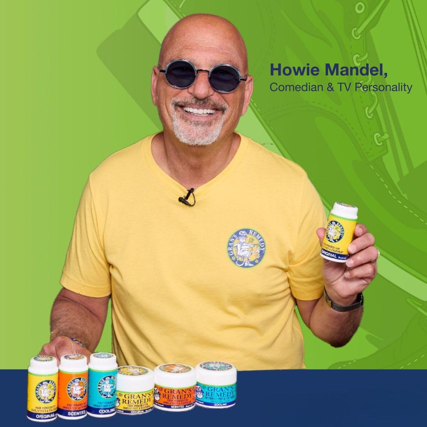 Gran's Remedy Scented Foot Powder - Effective Odor Eliminator & Moisture Absorbing Shoe Deodorizer for Shoes and Feet - Travel Size Freshness - Citrus