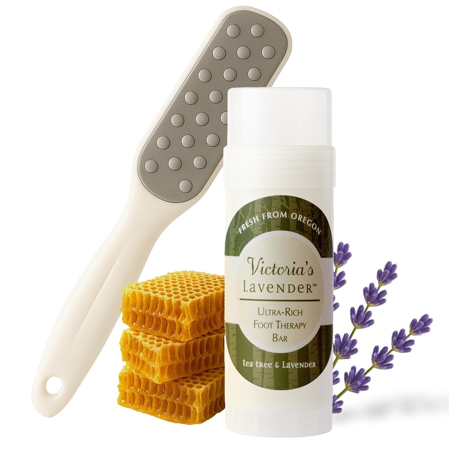 Victoria's Lavender Foot Balm + Foot File