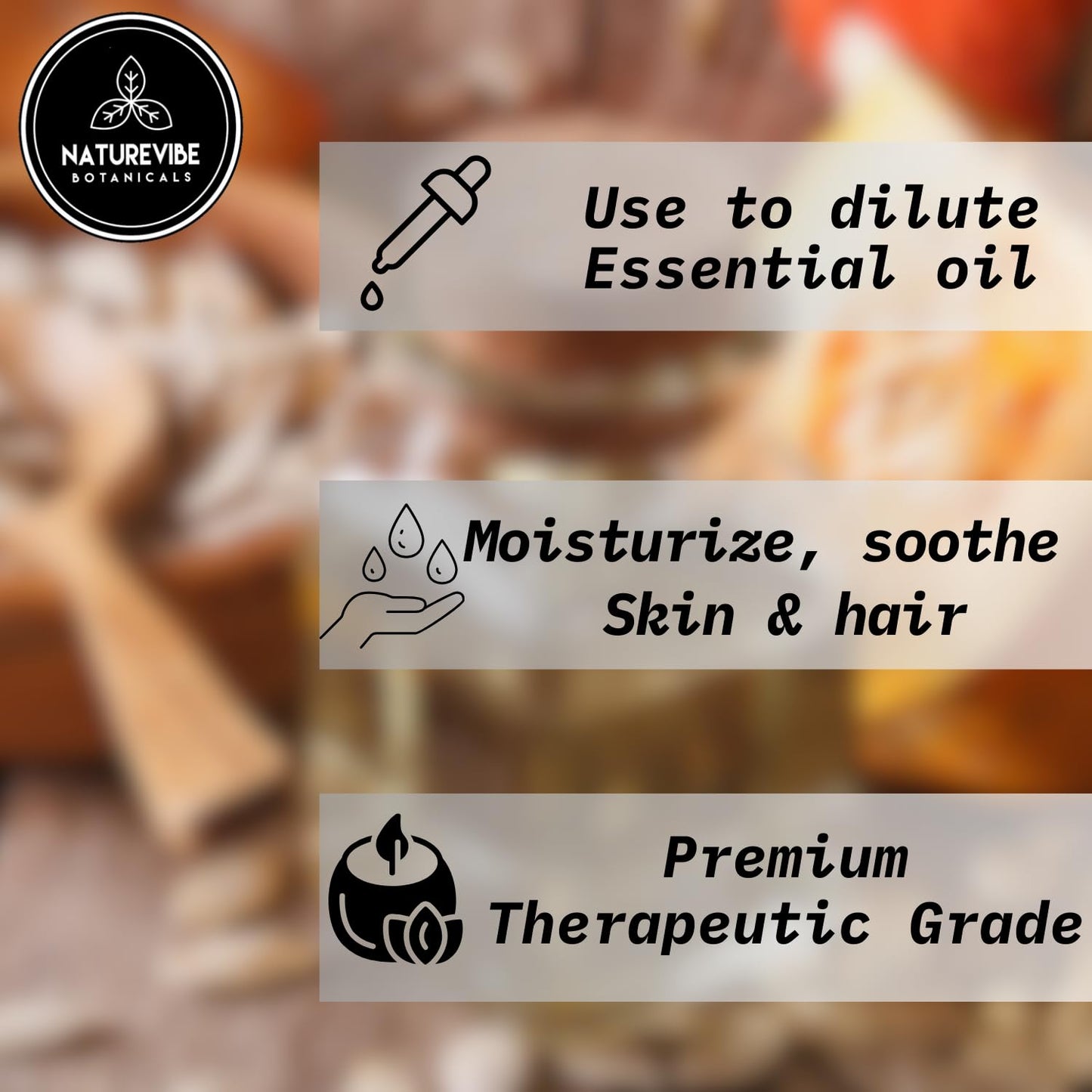 Naturevibe Botanicals Pumpkin Seed Oil 32oz and Golden Jojoba Oil 32oz | Oil Combo