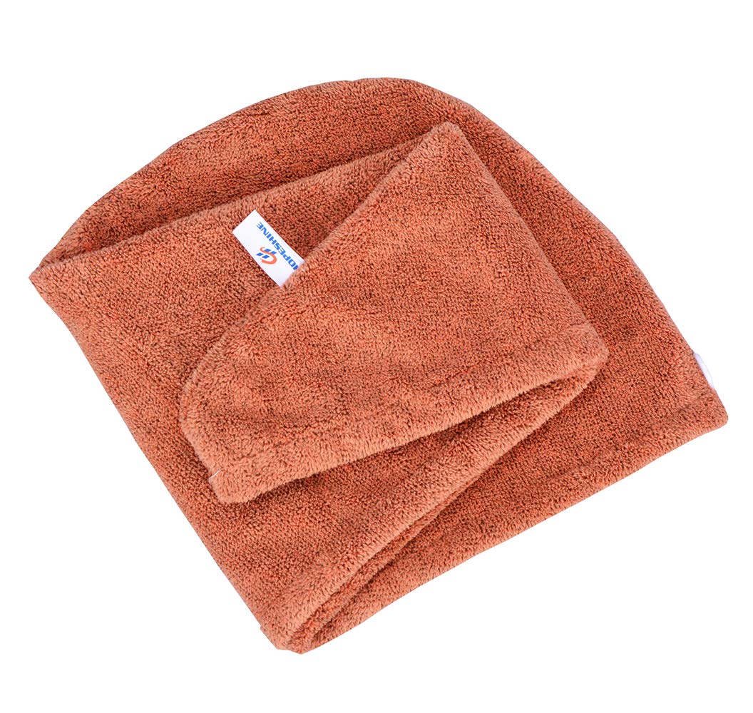 HOPESHINE Hair Towel Twist Microfiber Women's Soft Shower Towels for Curly Hair Turban Wrap Drying Cap Great Gift for Girls 3-Pack