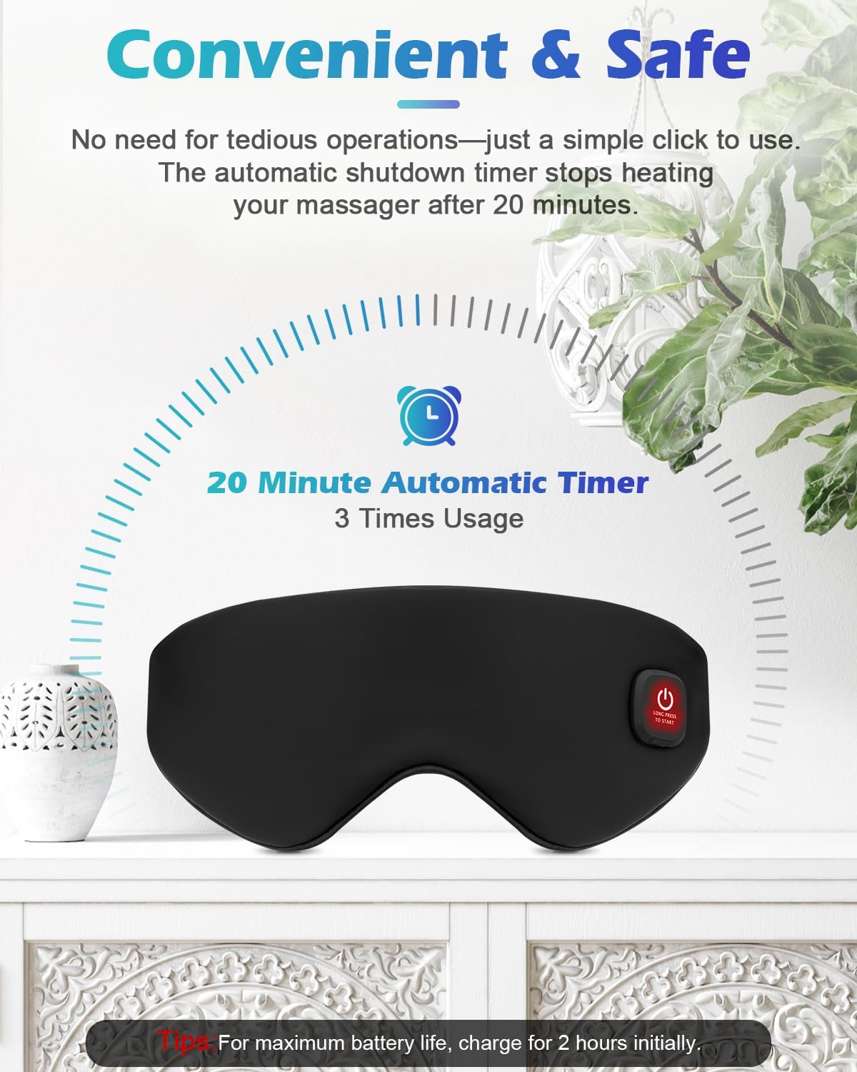 Silk Cordless Heated Eye Mask, Washable Heat Eye Compress for Dry Eye Electric Eye Heating Pad Warm Eye Mask for Eye Fatigue Stye Sinus Blepharitis MGD Gifts for Men Women