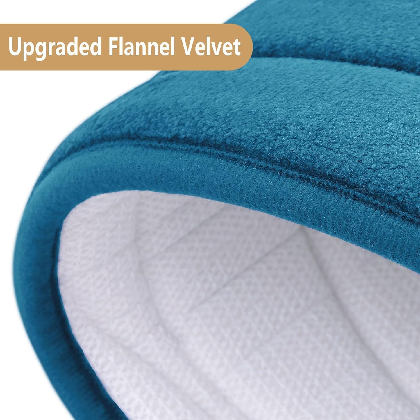 Buganda Memory Foam Bathroom Rug Mat 36x24, Extra Soft and Absorbent Bath Mats, Non-Slip and Machine Washable Bath Rugs for Bathroom Floor,Tub and Shower, Peacock Blue