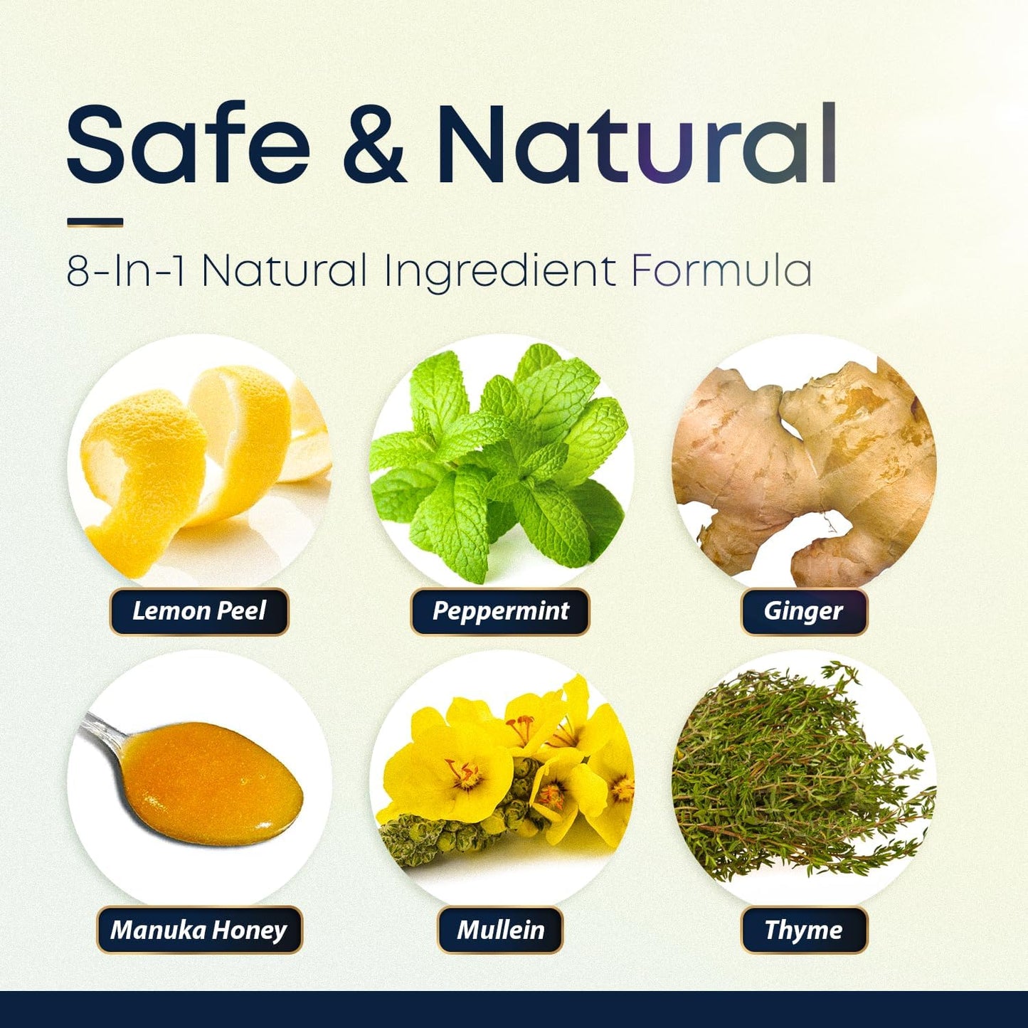 BREATHE 8-IN-1 Mullein Drops for Lungs & Airways (1 fl. oz.): Peppermint, Thyme, & Mullein Leaf Extract for Lungs Detox for Smokers - Break up Mucus & Breathe Clear - GMO-Free & Made in USA