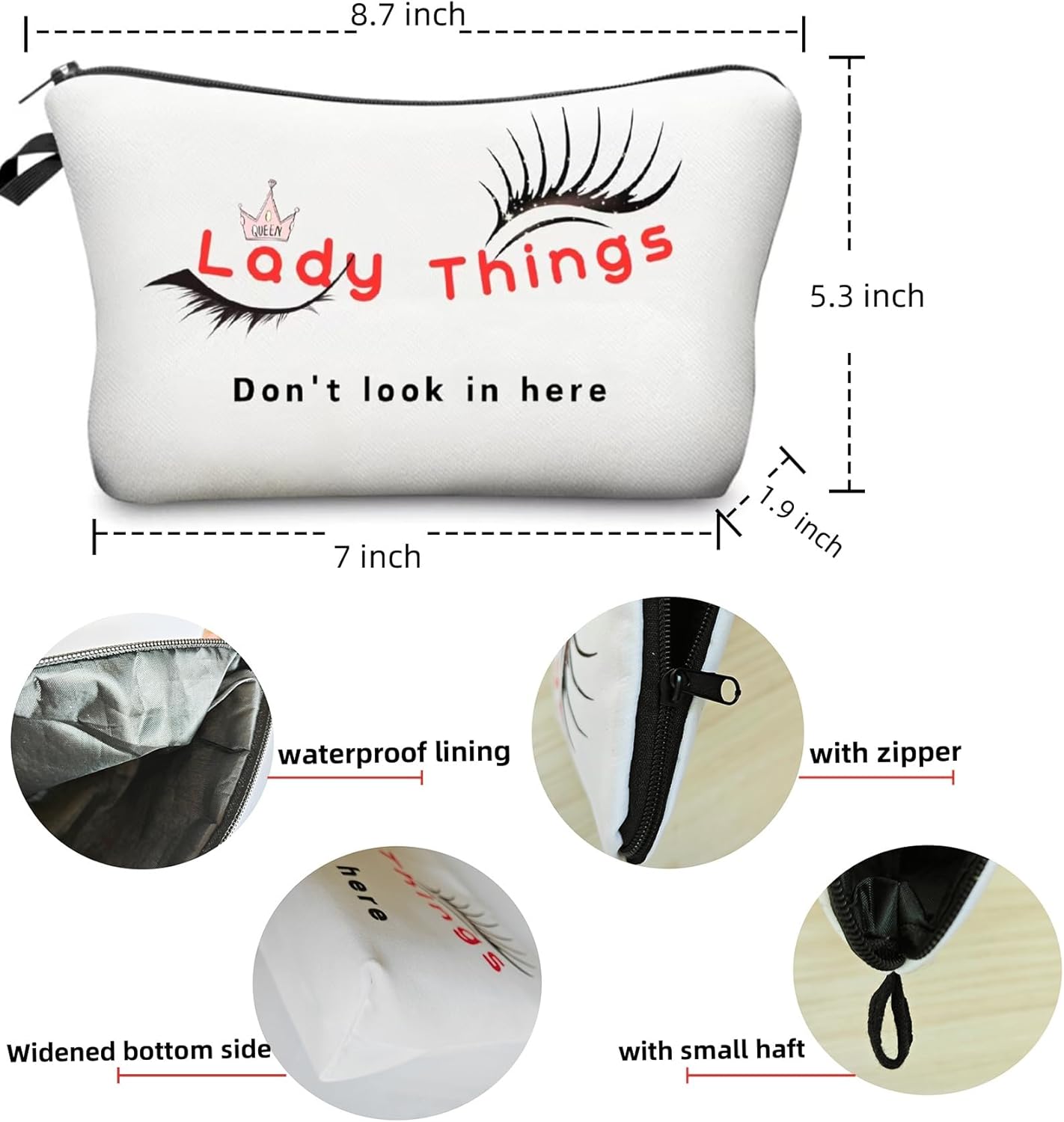 Women Cosmetic Travel Toiletry Bag Lady Things acket Makeup Pouch Bags Feminine Products Bag Small Cosmetic Bags Period Kit Bags For Women Makeup Brush Organizer Bag Tampon Bag Holder