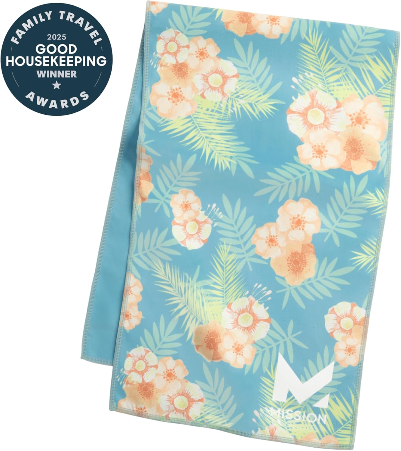 MISSION Original Cooling Towel - Soft, Durable Microfiber - Cools Up to 2 Hours - UPF 50 Sun Protection - Machine Washable