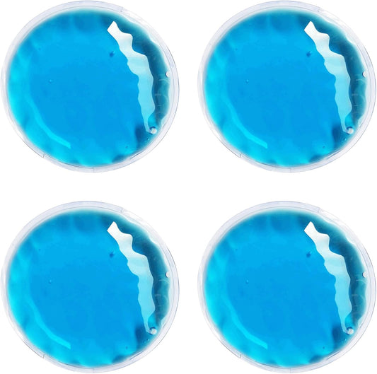 Ice Eye Patches for Puffy Eyes, Cooling Medical Eye Patch Pad Gel Pack Cover Eyepatch Cold Hot Therapy Eye Bags Dark Circles After Surgery Adult Kid (4 PCS)