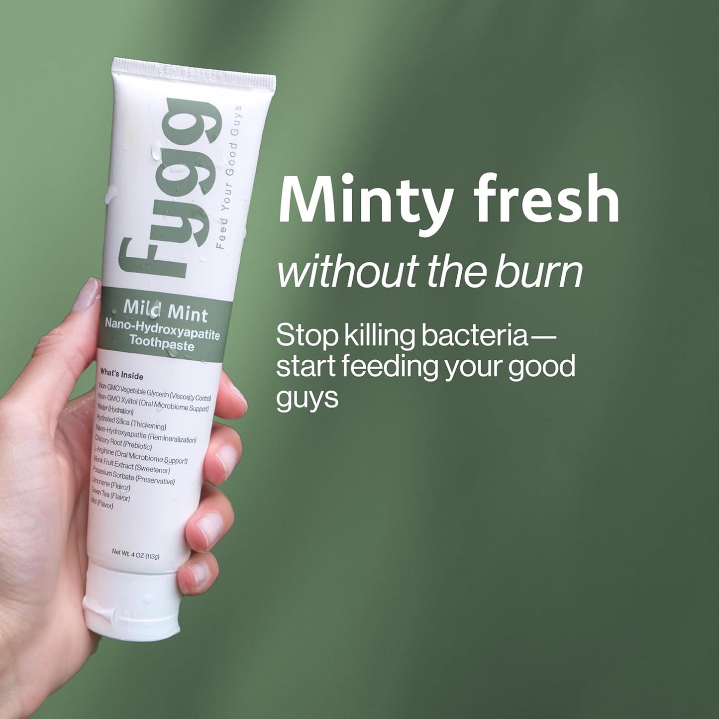 Nano Hydroxyapatite Toothpaste for Kids and Adult (Mild Mint - Travel)