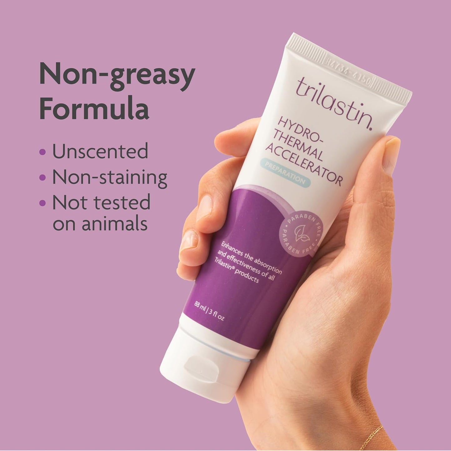 TriLASTIN Stretch Mark Cream for Pregnancy - 5.5 Oz & 3 Oz Hydro-Thermal Accelerator & Absorption Serum - Intensive Moisturizing Formula with Hyaluronic Acid - Prevent Stretch Marks During Pregnancy