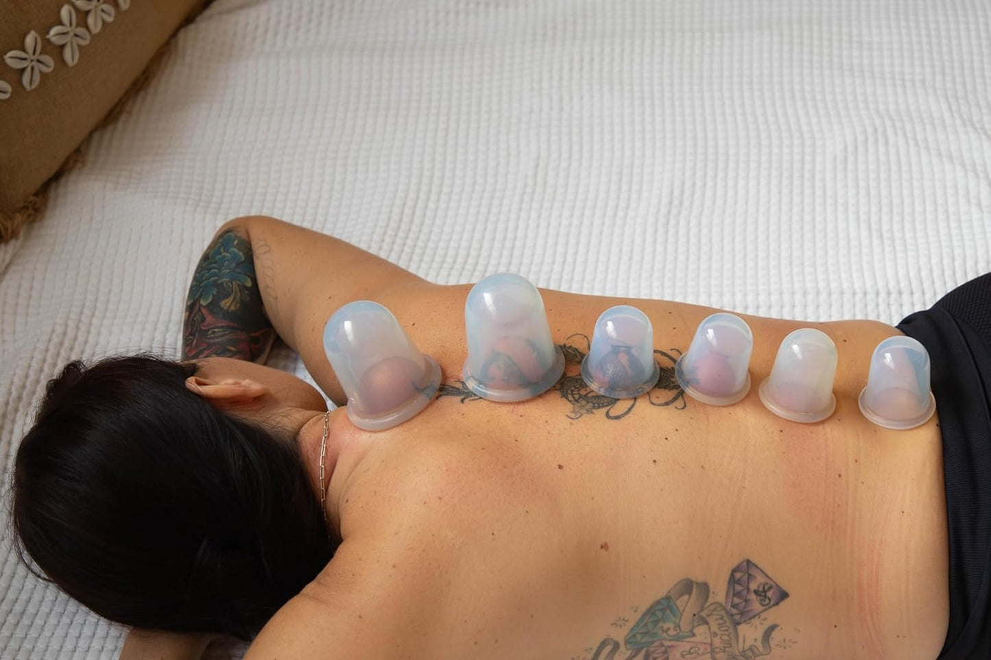 Silicone Cupping Therapy Set - by DoSensePro - Silicone Cupping Set Massage Therapy Cups for Arthritis, Pain Relief, Anti Aging, and Anti-Cellulite - Cupping Kit for Massage Therapy Cups