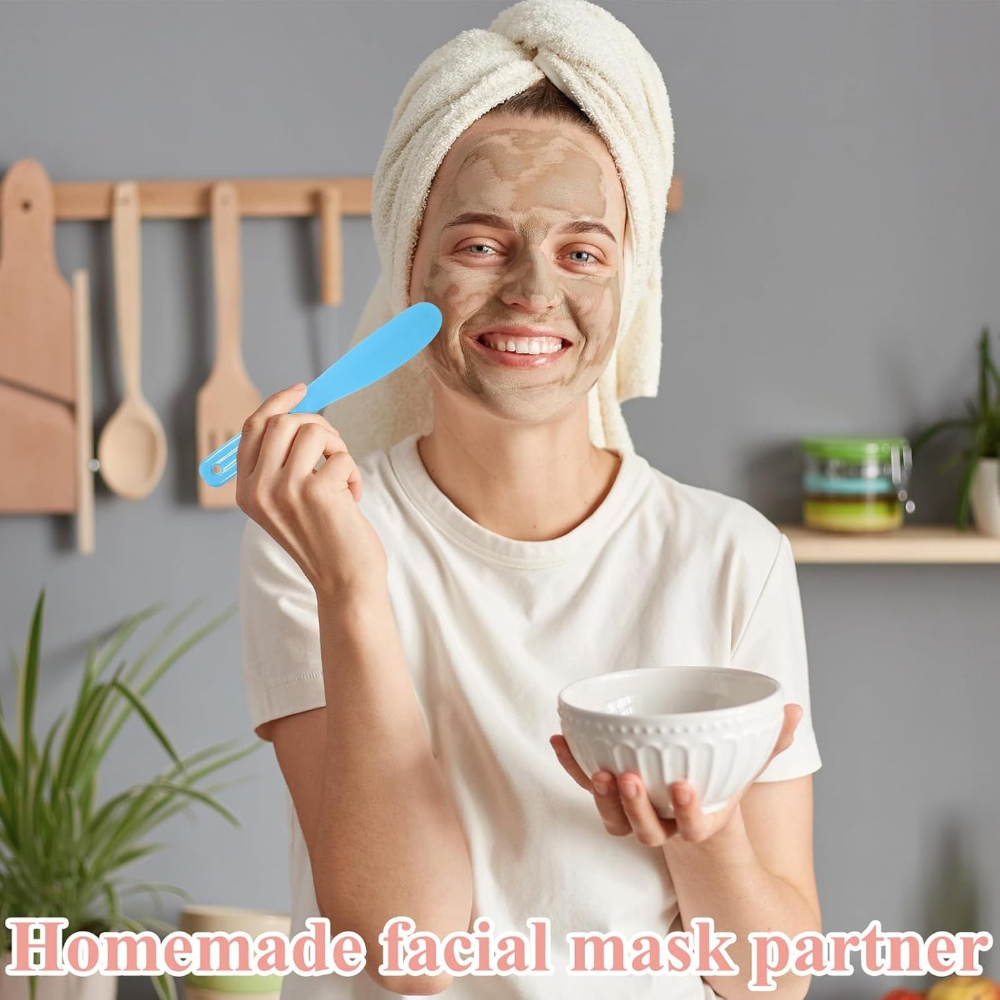 5 Pcs Large Plastic Cosmetic Spatula Large Makeup Scoops Mask Mixing Spoon Scoops Reusable Stick Applicator Beauty Spa Makeup Tools for DIY Cream Lotions Moisturizers