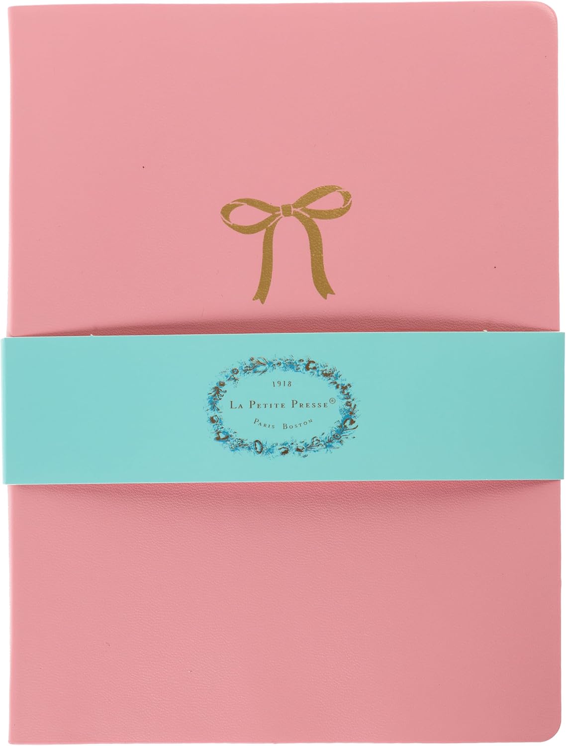 Graphique Pretty Bow Vegan Leather Journal, Diary Notebook for Writing, 192 Lined Pages, La Petite Press Collection, 6” x 8”