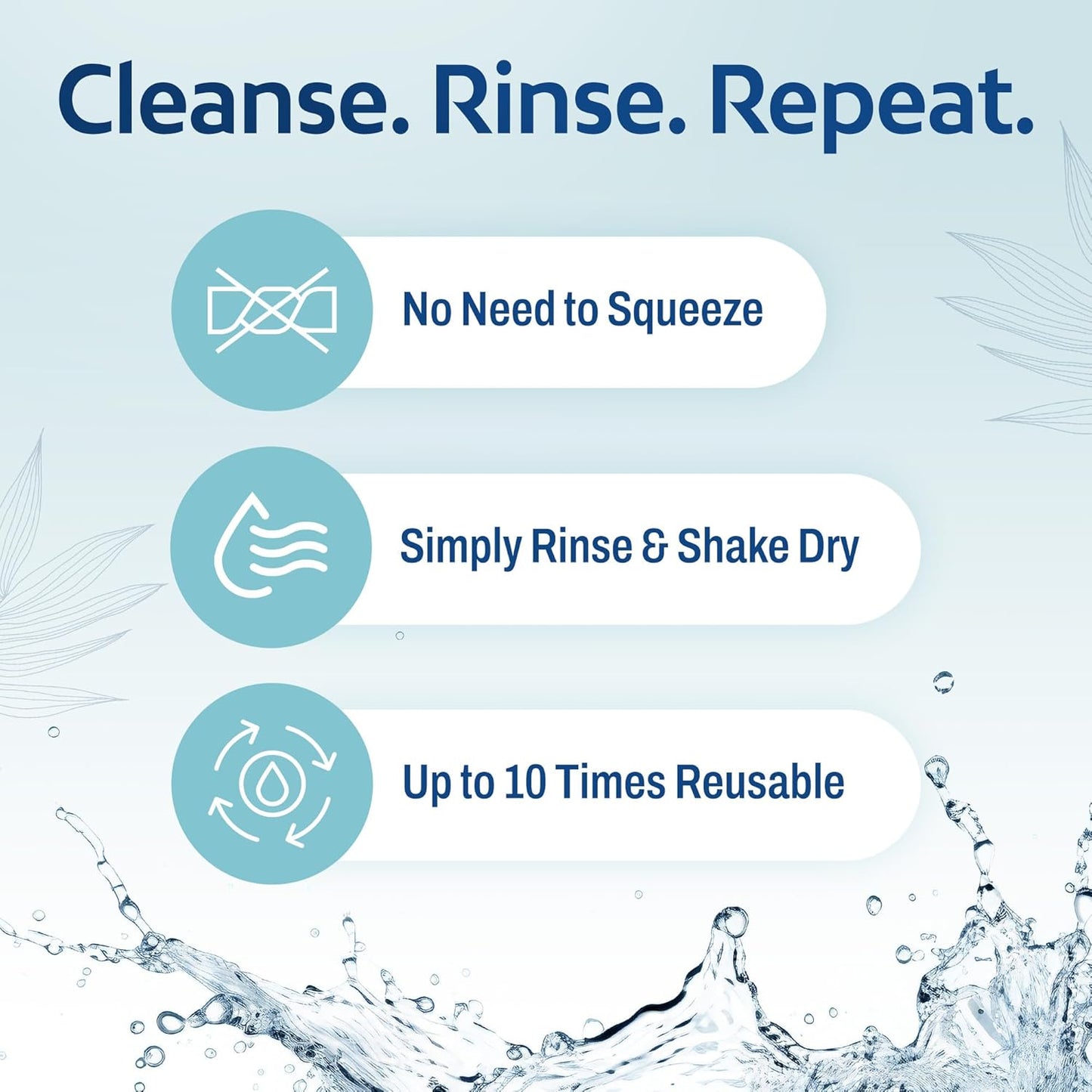 HartFelt Round Face Scrubber for Women | Reusable Facial Sponges for Daily Cleansing | Facial Exfoliating Pads for Removing Dead Skin, Dirt & Makeup | Use with Favorite Cream | Made in USA - 4 Count