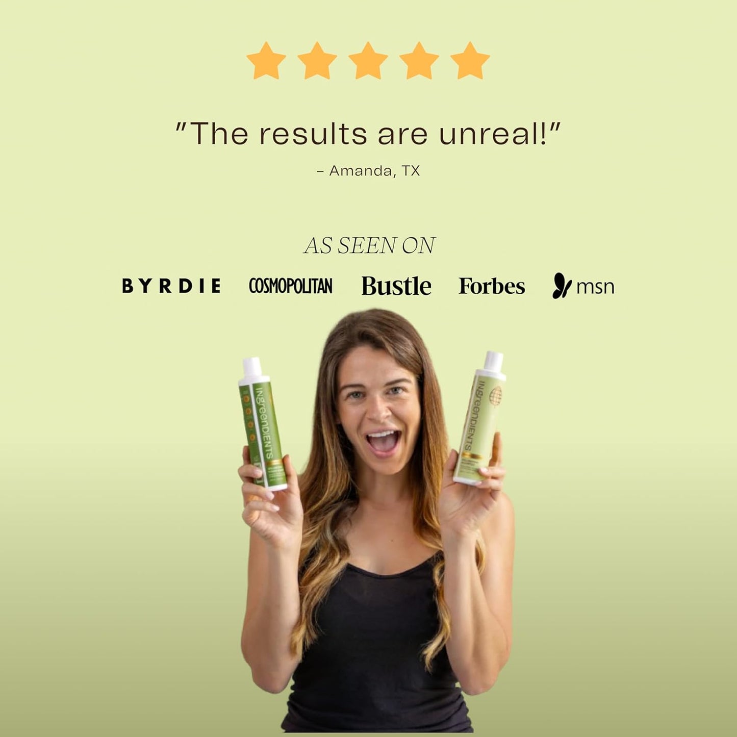 Ingreendients Non Toxic Vegan Volumizing Conditioner with Organic Ingredients For Fine Hair - Strengthening Barley Protein and Argan Oil, Color Safe, Paraben & Gluten Free, Silicone & Sulfate Free