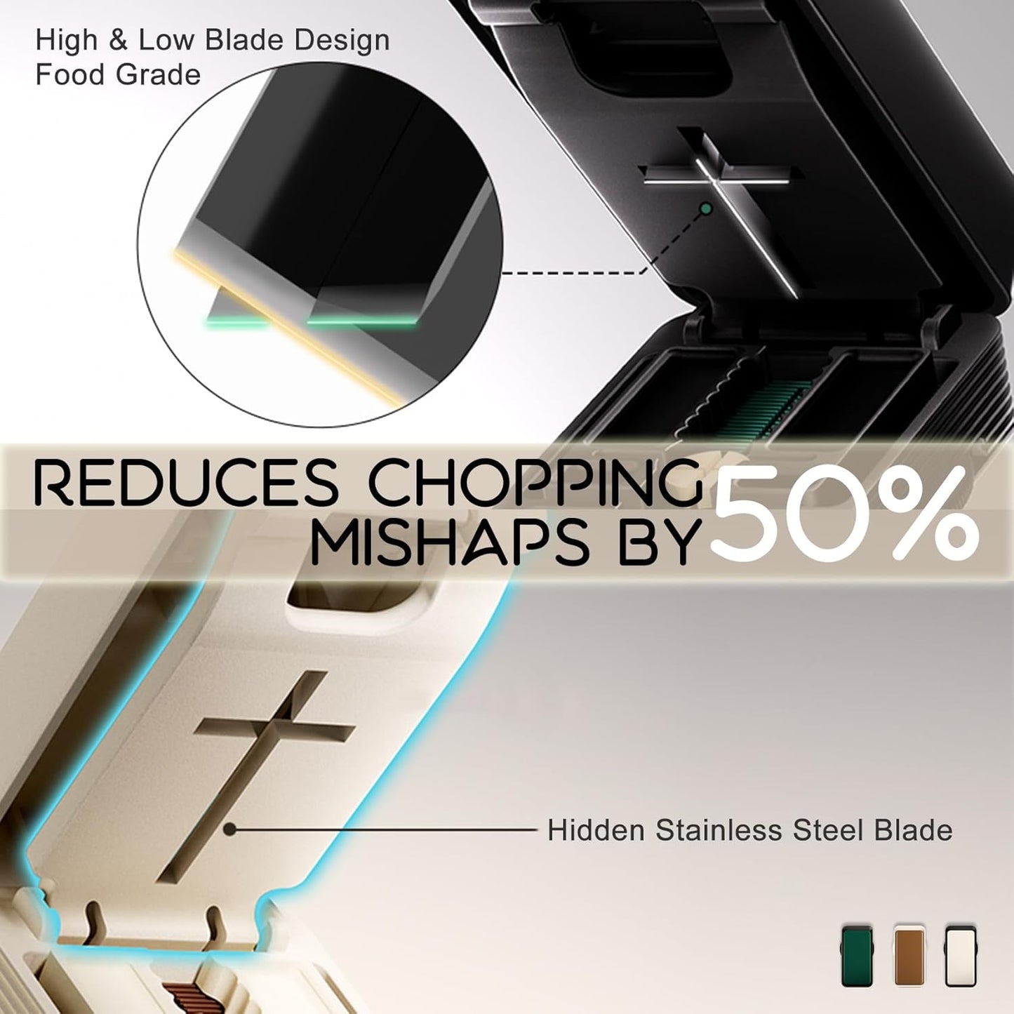 Pill Cutter - 1/4 & 1/2 Pill Splitter for Small Tiny Large Pills Professional | Hidden Blade & Sealed Storage | Adjustable & Cuts Multiple Tablets | Includes Cleaning Brush (Black)