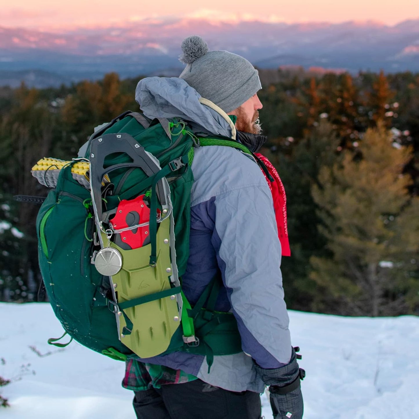 Litoexpe 8.45oz Collapsible Travel Cup With Keychain, Stainless Steel Folding Camping Cup Portable Drinking Mug For Hiking, Picnic and other Outdoor Activities, 250ml