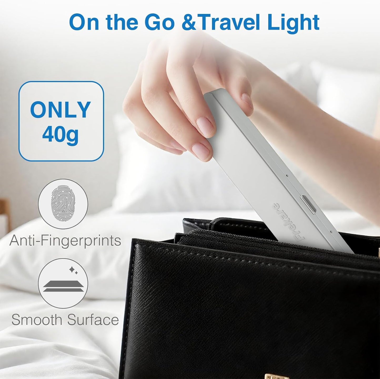 Toothbrush Travel Case Aluminum, Manual Tooth Brush Holder for Traveling, Portable Toothbrush Container for Bathroom, Camping, Business Trip, School (Silver)