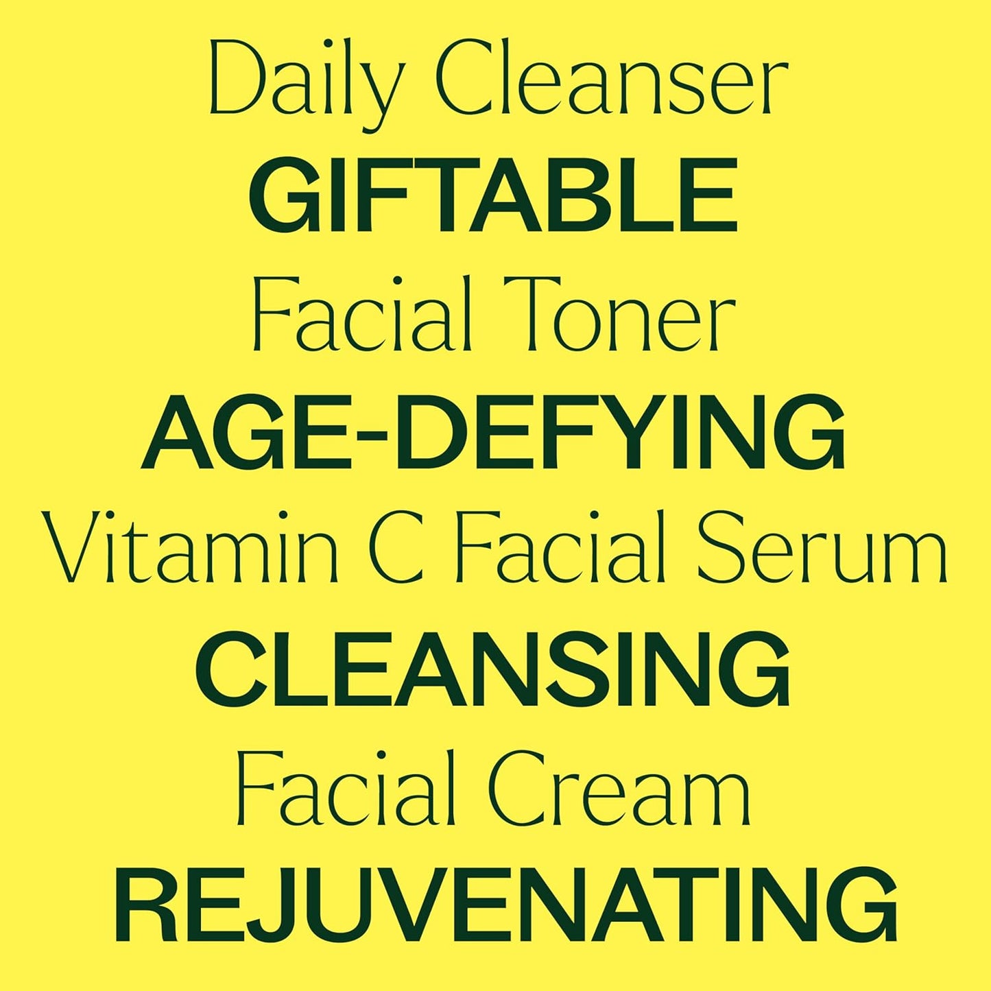 Plant Therapy Ready, Set, Glow- 4 Step Skin Care Set Includes Radiance Gel-Cream Cleanser, Rose & Witch Hazel Facial Toner, Vitamin C with Hyaluronic Acid Facial Serum & Hydrating Facial Cream