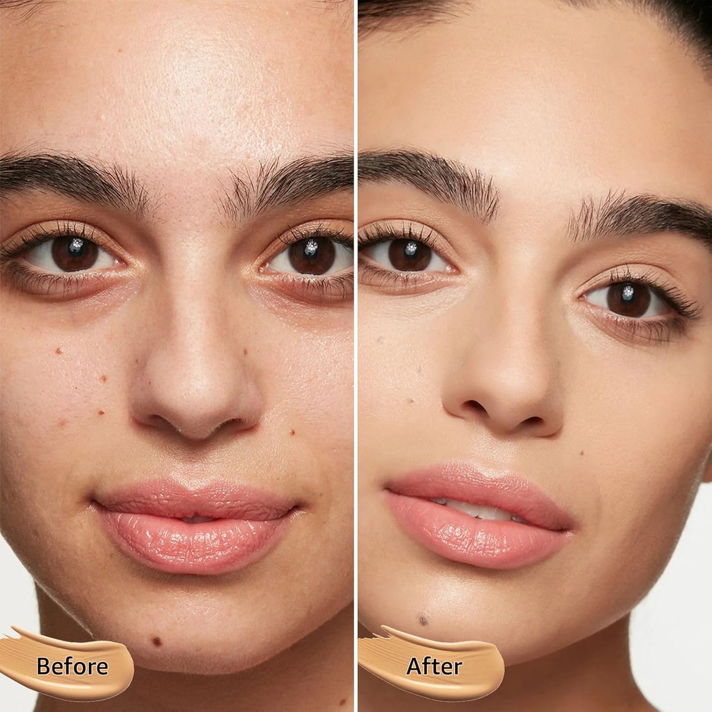 Mushroom Head Air Cushion CC Cream - BB Cream Foundation Makeup Concealer Moisturizing Oil Control, Long-Lasting & Waterproof, Easy Makeup Even Skin Tone (Natural, 3.21 Ounce (Pack of 1))