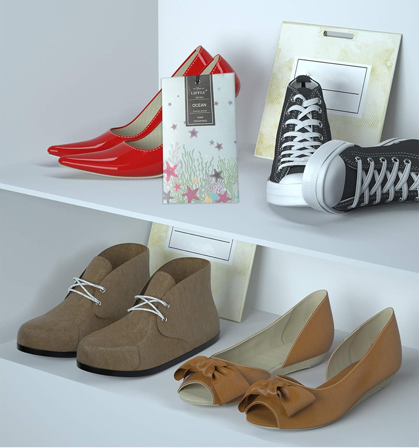 14 Packs Ocean Scented Sachets for Drawers and Closets