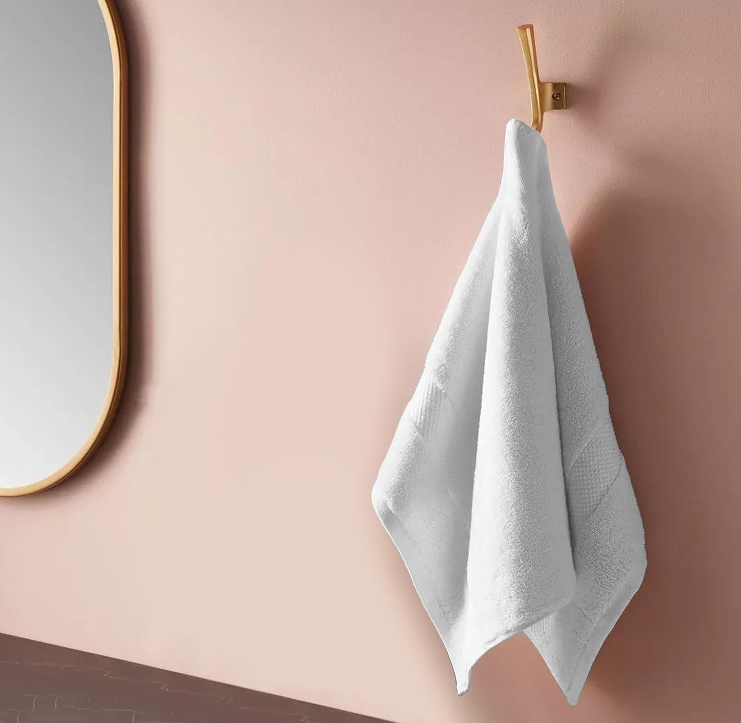 Delara 100% Organic Cotton Towels 650 GSM Plush Feather Touch Quick Dry Wash Cloth, Pack of 12 GOTS Certified, Oeko-Tex Green Certified, Organic Cotton Wash Cloth, 13"X13"