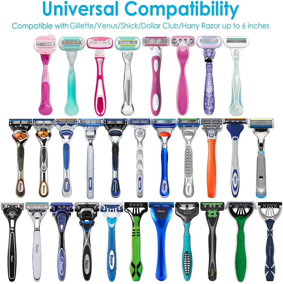 Razor Case Compatible with Gillette Proglide Fusion Men's Razor, Travel Protector Case with Carrying Bag - Orange