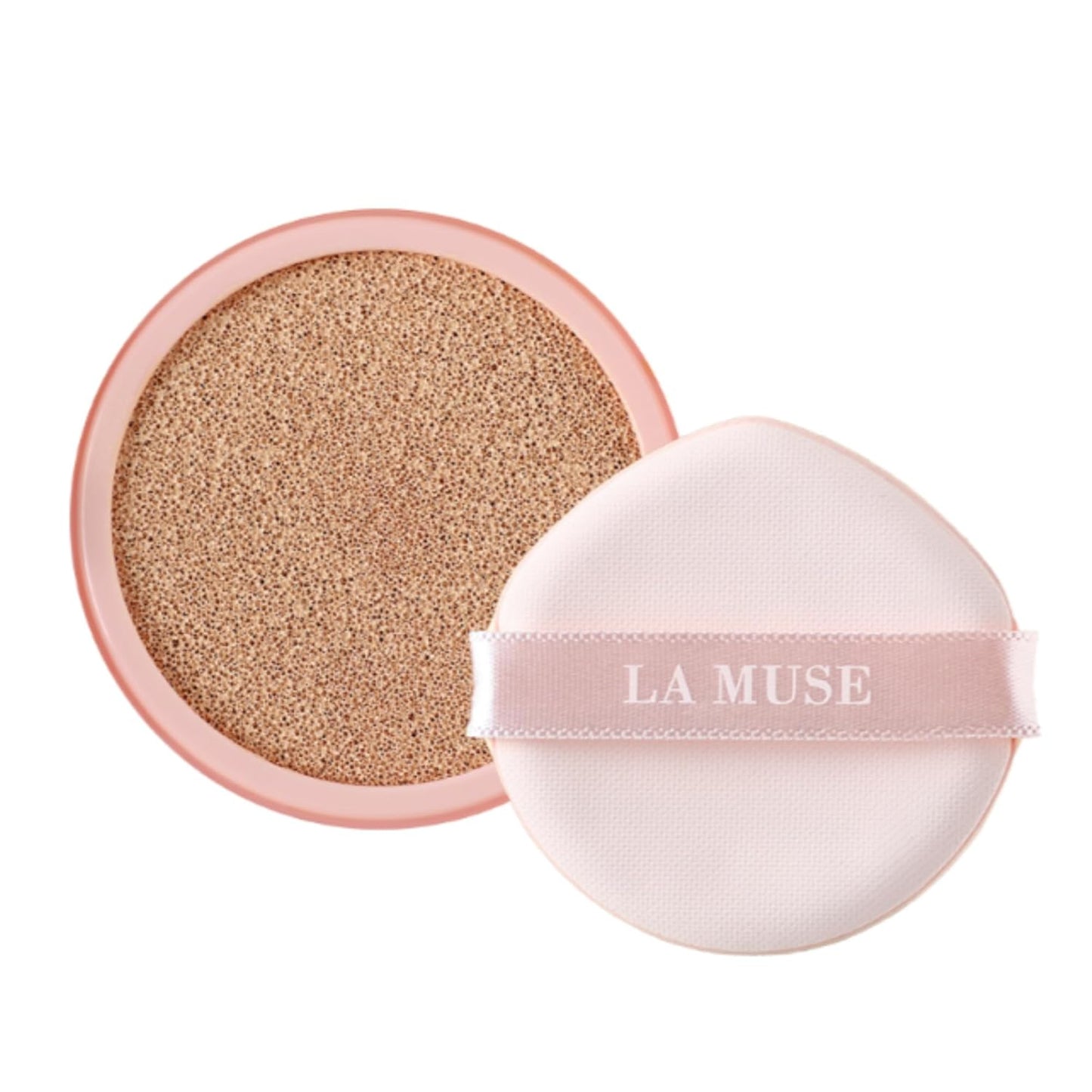 LA MUSE Korean Glow Cushion Foundation with PDRN(Refill) | Shade No.20 Pure Ivory for Fair Skin | 65% Hyaluronic Acid Hydration | Natural Radiant, Lightweight Coverage | Light-Medium Buildable Finish