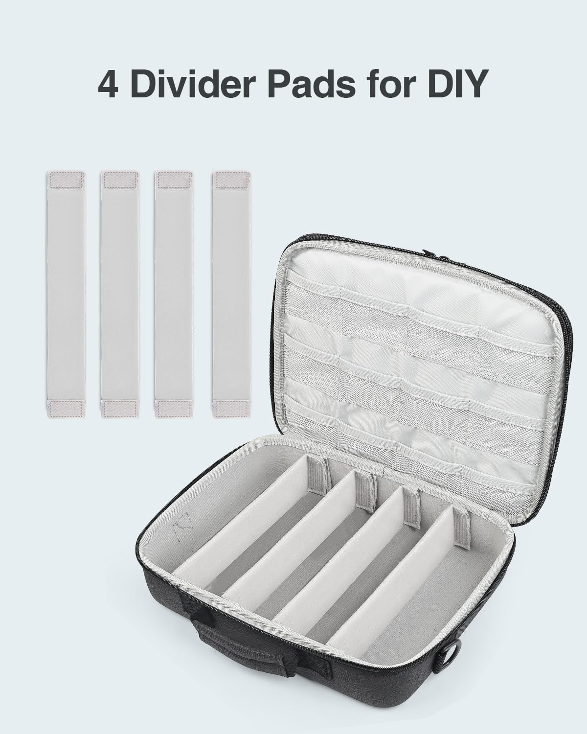 Luxtude Large Barber Case, Barber Bags for Clippers and Supplies, Large Hair Clipper Case for Travel, Clipper and Trimmer Cases, Barbers Accessories for Wahl 5Star/Hatteker/Oneisal/Andis Grooming