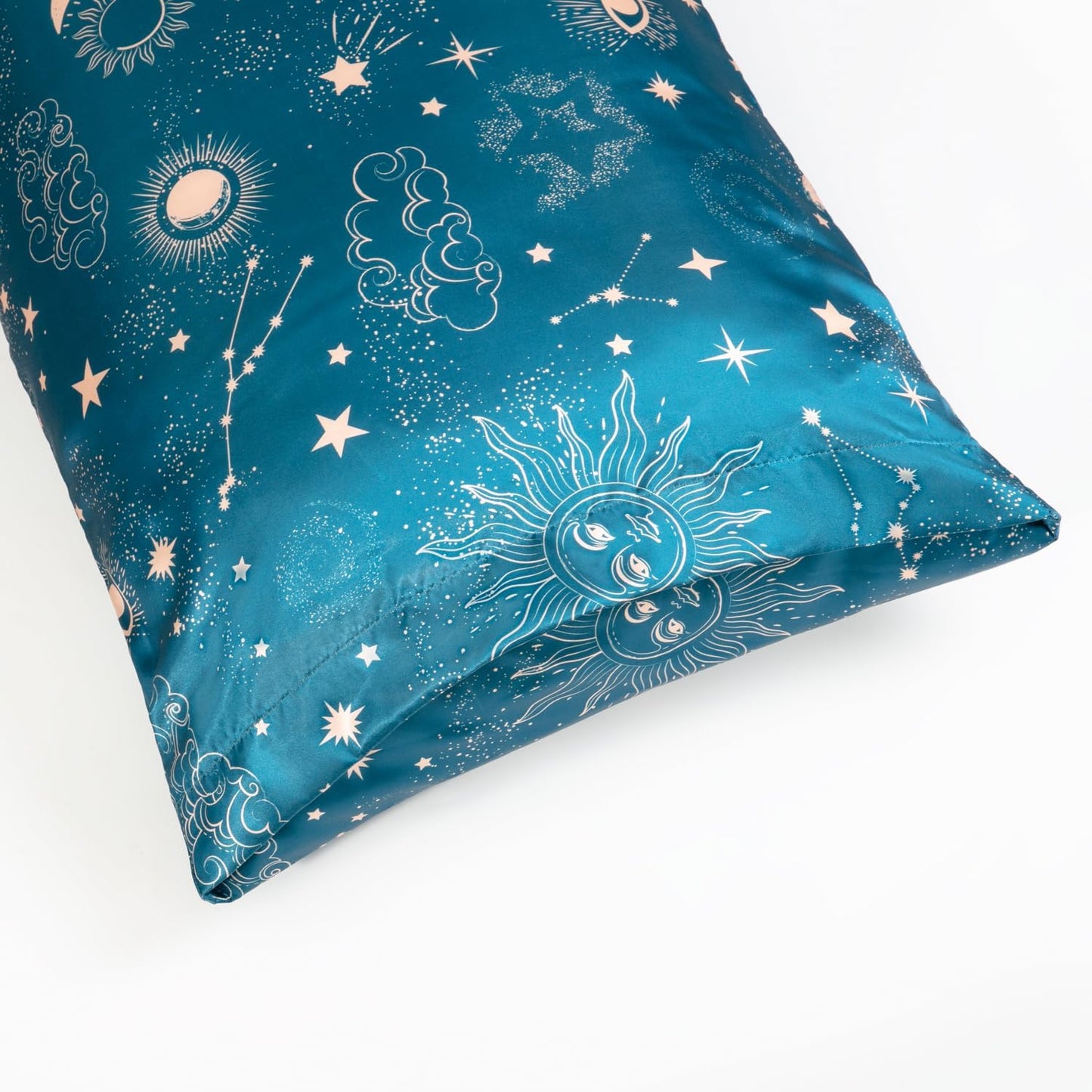 EXQ Home Satin Pillowcase for Hair Printed Sun Pillowcase Body Pillow Pillowcase, Super Soft Silky Body Pillow Cover Similar to Silk Pillow Cases, Gifts for Women Men (20x54 inches)