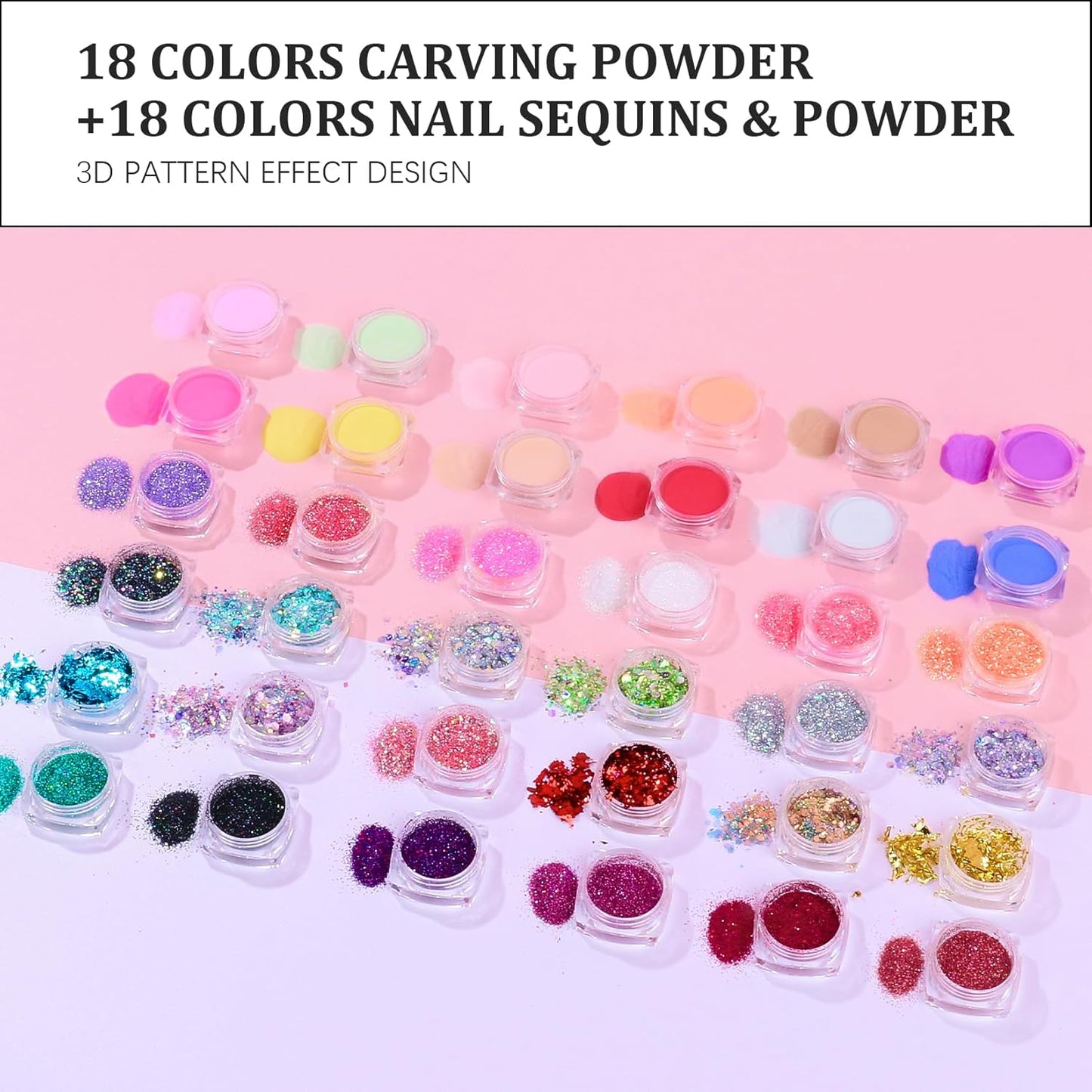 Acrylic Nail Kit with Everything: Beginners Set with Drill - Professional Acrylic Powder Glitter Monomer False Tips Top Base Coat Starter Kit - Full Decorations Nail Supplies for Nail Extensions Gift