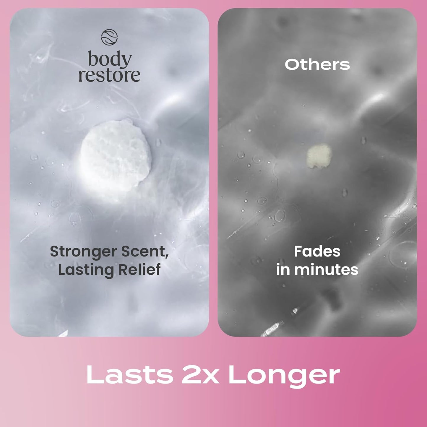 Body Restore Shower Steamers Aromatherapy 15 Pack - Christmas Stocking Stuffers for Men, Birthday Gifts for Women, White Elephant, Relaxation, Self Care - Rose