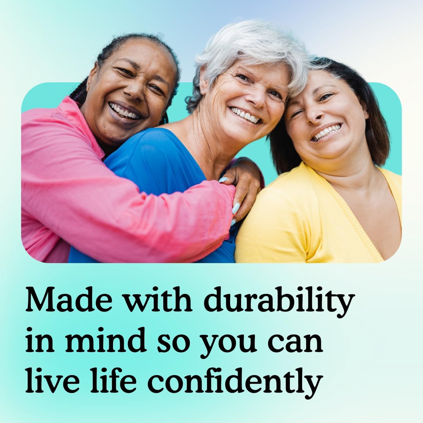 Because Incontinence Disposal Bags, Tear Resistant Disposal Bags for Men & Women, Extra-Large, Leak Protection, Odor Blocking, 50 Count