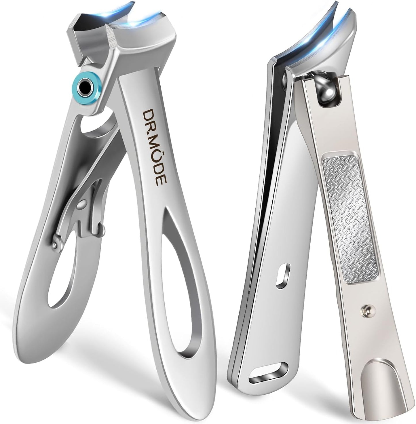 Heavy Duty Slanted Nail Clippers for Thick Nails - Wide Opening, Ultra Sharp Ingrown Toenail Clippers for Seniors