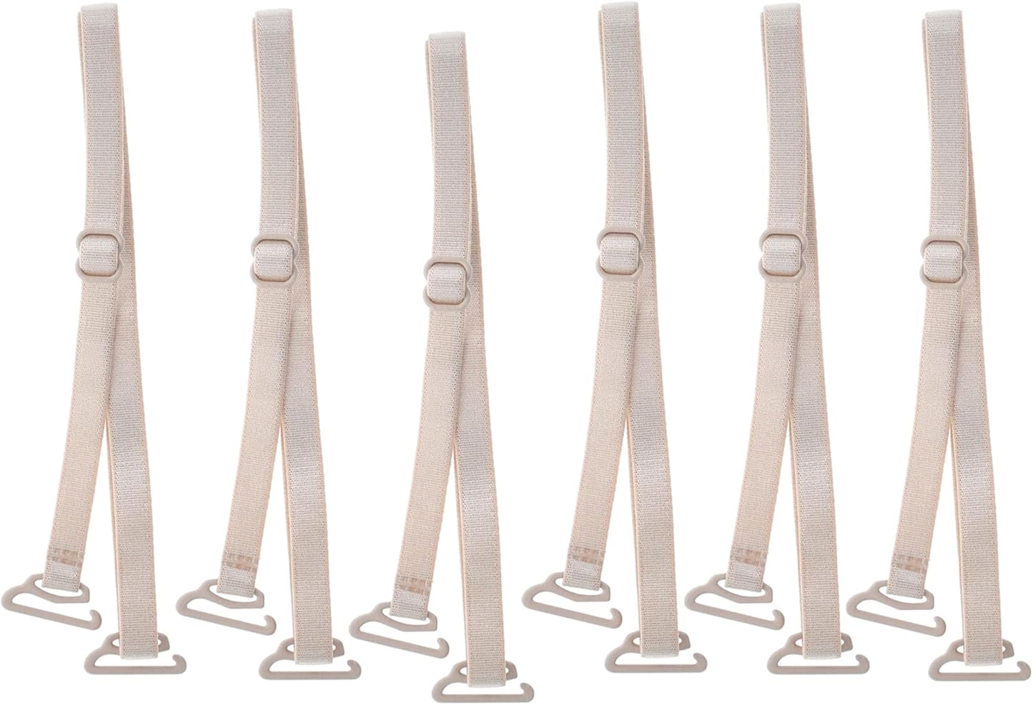 Magicmode 3 Pairs Bra Strap Replacement Elastic Adjustable Removable Multi Color