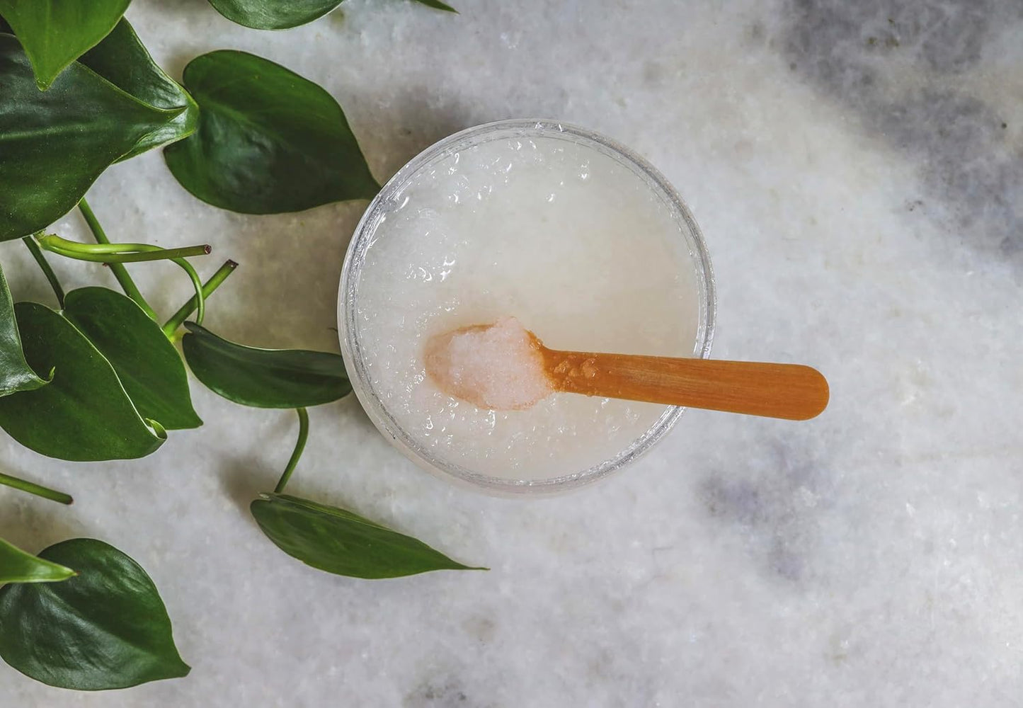 The Keys Salt Scrub -Sea Salt Scrub - Exfoliating Body Scrub with Wooden Spoon - Moisturizing Exfoliator for Hands, Foot, Bath, (12 Ounce (Pack of 3), Lavender)