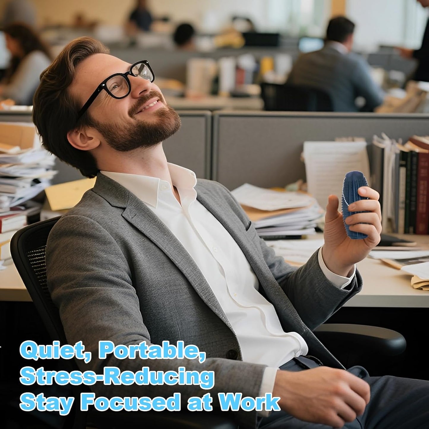 2 Pack Pain Stim Fidget Roller for Adults and Teens Spiky Sensory Hand Toy for Stress and Anxiety Relief, 3D Printed Discreet Keychain Fidget for Focus and Tactile Engagement(Black+Rainbow)