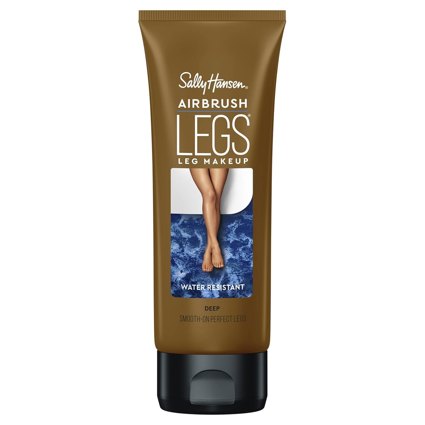 Sally Hansen Airbrush Legs®, Leg Makeup, Deep, Easy Application, Flawless Looking Legs, Water Resistant, Transfer Proof Lotion