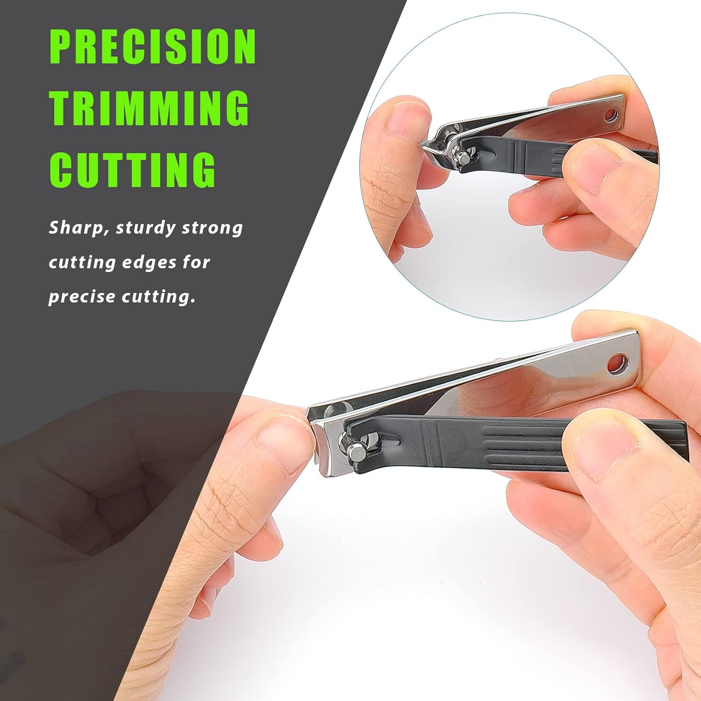 Heavy Duty Podiatrist Toenail Clippers for Thick and Ingrown Nails, Toe Nail Clippers Sets for Men Women Seniors, Stainless Steel 4PCS