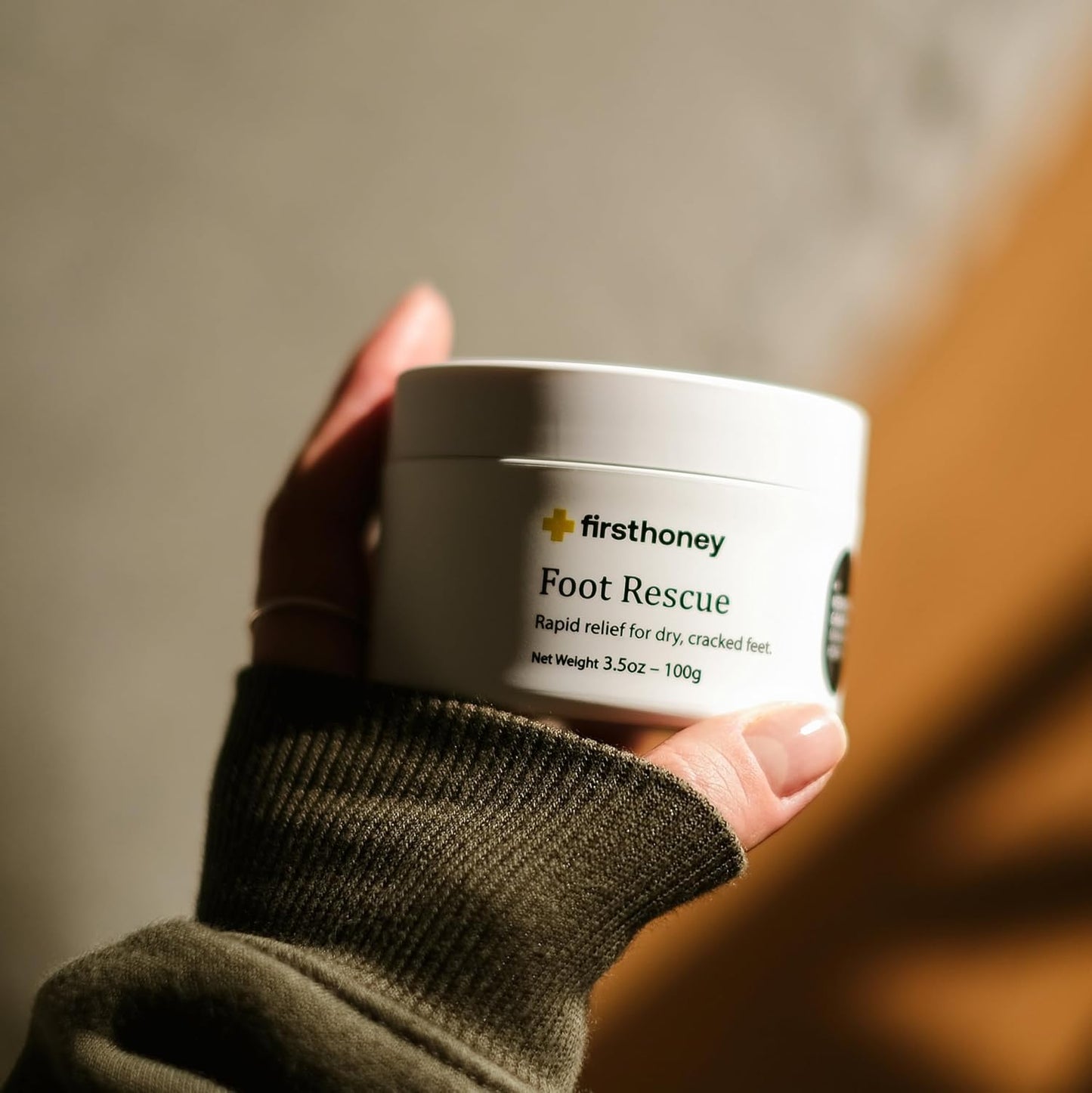 FIRST HONEY Advanced Foot Repair Cream for Dry, Cracked Skin, Ultra-Hydrating with New Zealand Manuka Honey, Fast Relief for Feet, Cracked Heel Treatment, Callus Remover