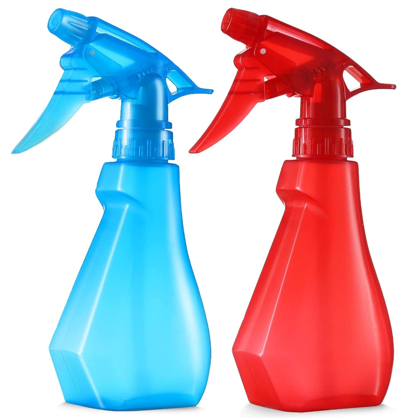 DilaBee Plastic Spray Bottles - 8oz (2 Pack) Water Spray Bottle for Hair, Gardening, Grilling & Cleaning Solution - Empty Spray Bottles for Pet Correction - Spray Bottle BPA Free (Blue-Red)