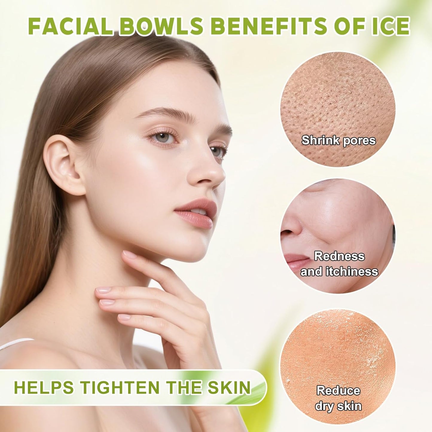 Cmonie Silicone Face Bowl for Ice with Built-In Icetray – Collapsible Silicone Facial Ice Bath Bowl for Cold Plunge Therapy, Ice Water Facials at Home