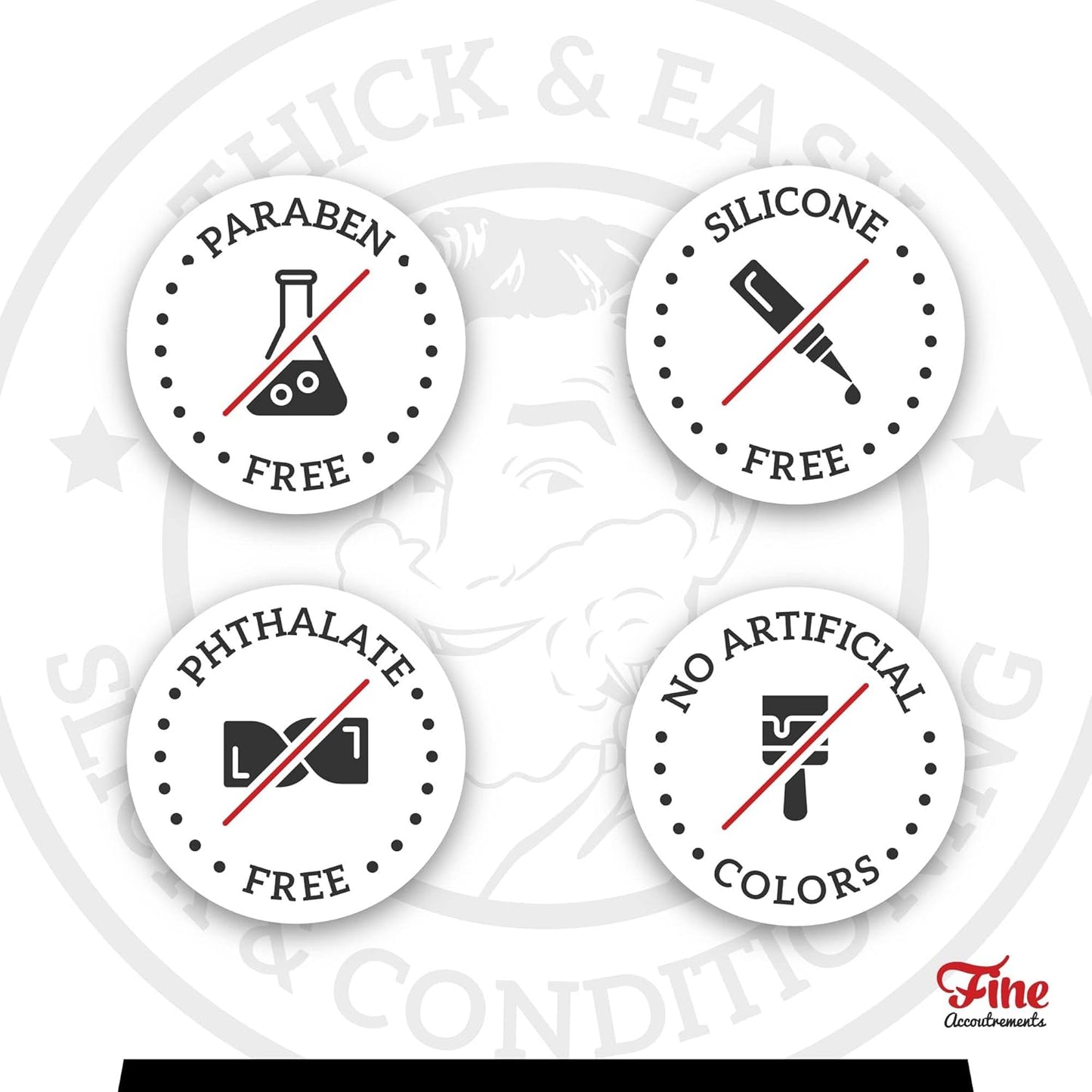 Mr. Fine 21C Men’s Shaving Soap, Builds Thick & Easy Lather, Protects From Razor Burn & Irritation, No Artificial Colors, Made In Italy, 5oz. (150ml), Latigo