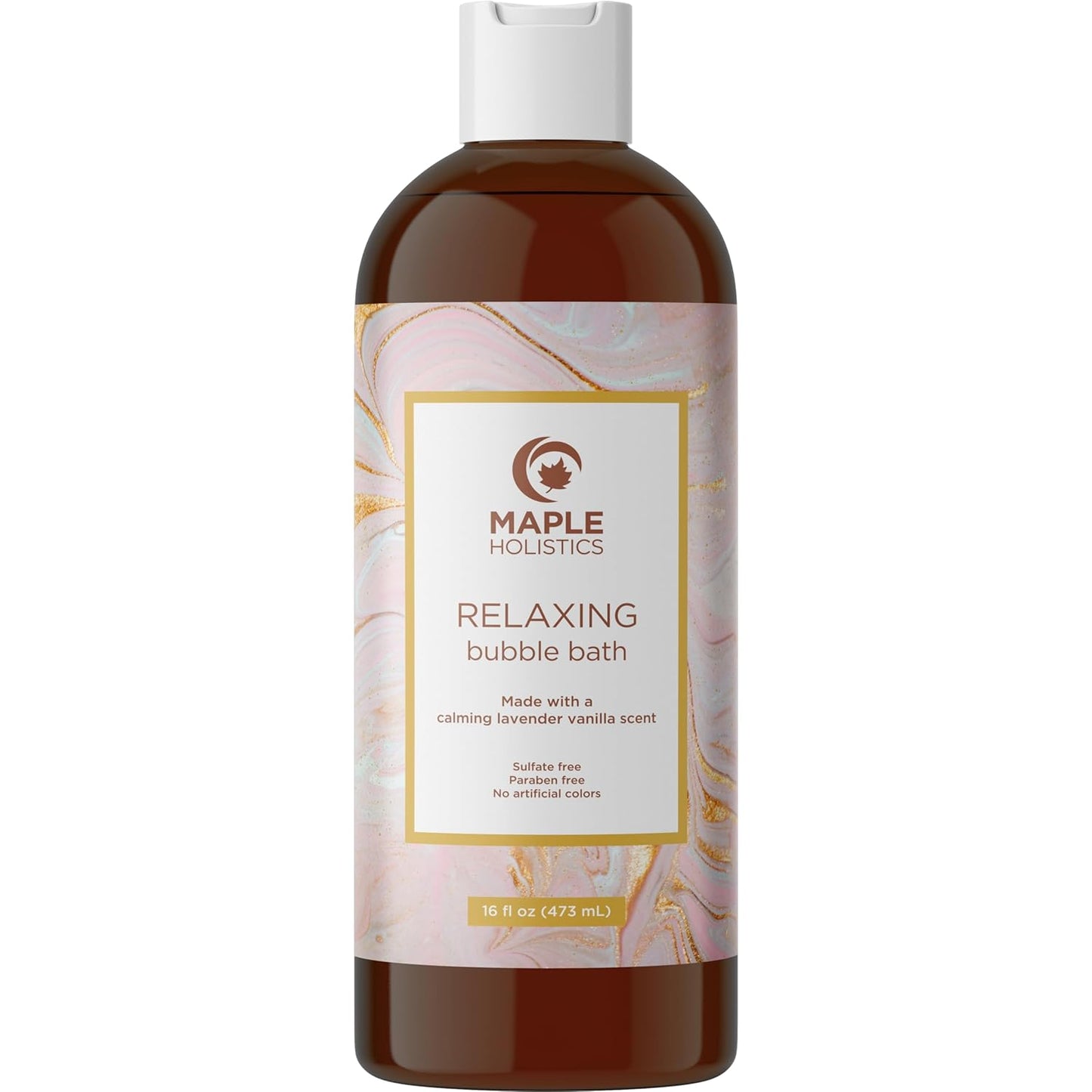 Luxurious Lavender Bubble Bath for Women - Sulfate Free Lavender Vanilla Bath Bubbles for Women Relaxing Bath Foam with Chamomile Calendula and Sage - Aromatherapy Bubble Bath Foaming Bath Oil for tub