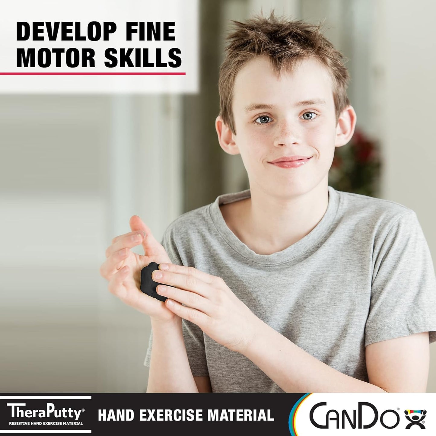 CanDo Theraputty Plus Hand Exercise Putty for Rehabilitation, Exercises, Hand Thearpy, Occupational Therapy, Hand Strengthening, Improve Motor Skills, Stress Relief 3-ounce X-FIRM